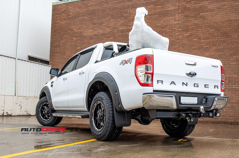 FORD RANGER GD07 MATTE BLACK MILLED
